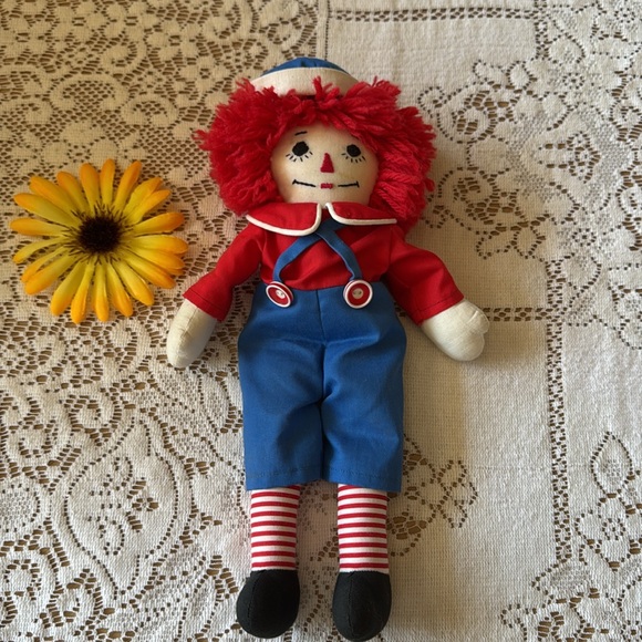 ❤️ Raggedy Andy Doll; Adorable! Perfect for Play, Room or “Under the Tree” Decor - Picture 3 of 9